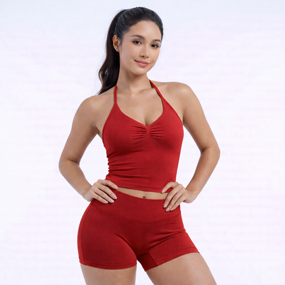 Emilia™ Padded Halter Strap Top